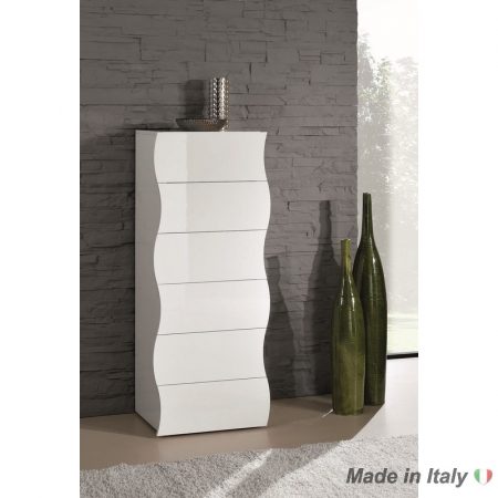 Drawers White glossy Italian Style Furniture