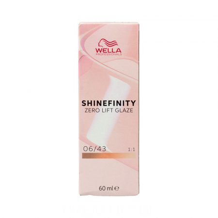 Tintura Permanente Wella Shinefinity Nº 06/43 (60 ml)