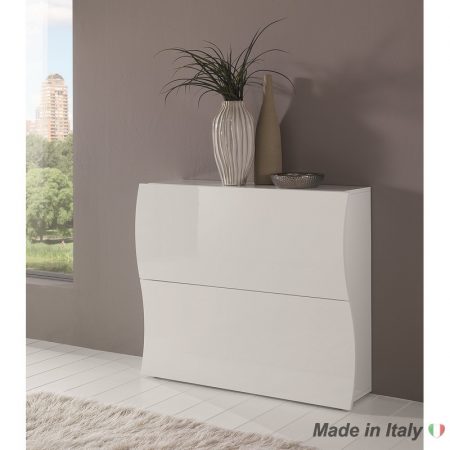 shoe cabinet White glossy Italian Style Furniture