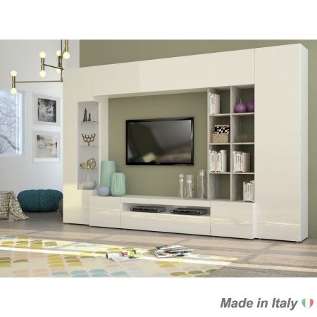 living room set White glossy  |  Concrete Italian Style Furniture