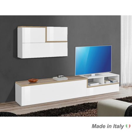 living room set White glossy  |  Maple Pereira Italian Style Furniture