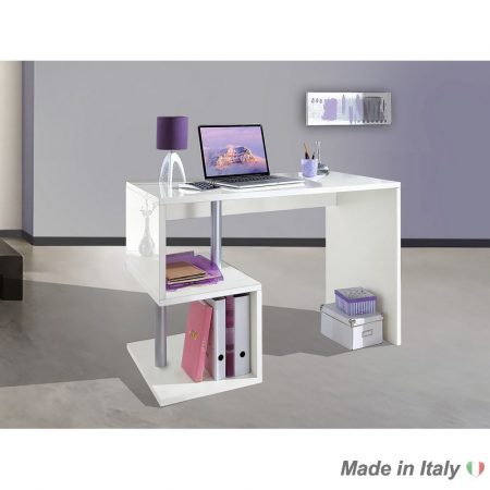 desk White glossy Italian Style Furniture