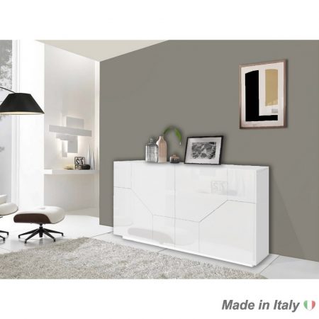 sideboard White glossy Italian Style Furniture