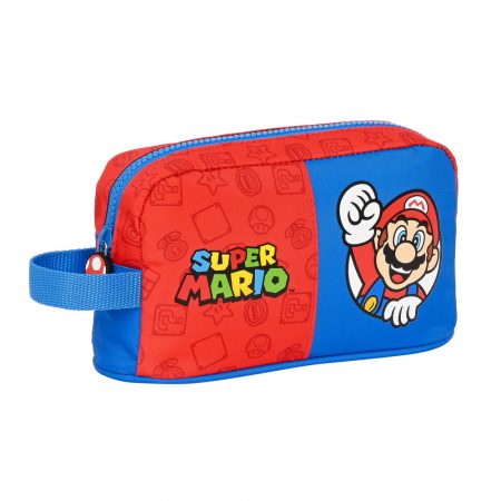 Portamerenda Termico Super Mario Rosso Azzurro (21.5 x 12 x 6.5 cm)