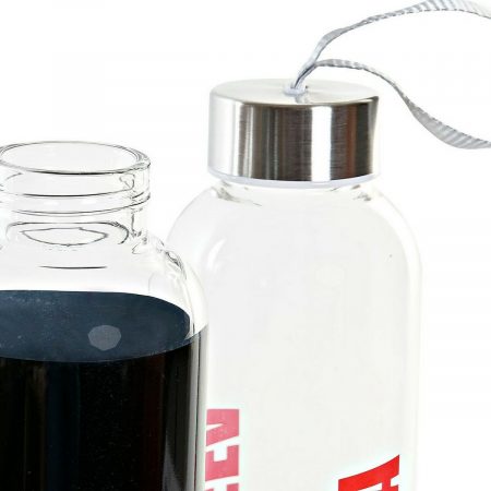 Bottiglia in Vetro Riciclato con Tappo DKD Home Decor ‎S3014972