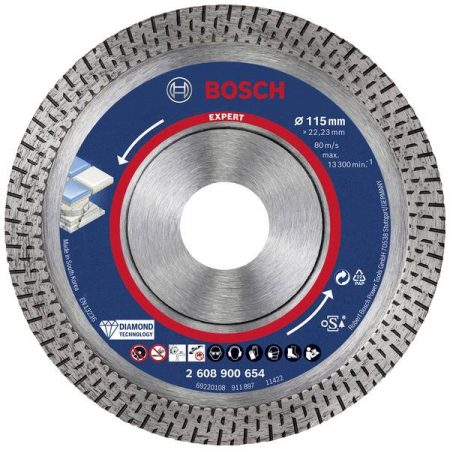Bosch Accessories 2608900654 EXPERT HardCeramic Disco diamantato Diametro 115 mm 1 pz.