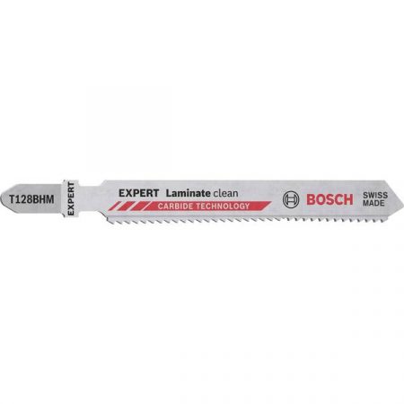 Bosch Accessories 2608900542 Lama per seghetto alternativo EXPERT ‘laminate Clean T128 BHM
