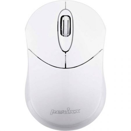 Perixx PERIMICE-802 W Mouse wireless Bluetooth® Ottico Bianco 3 Tasti 1000 dpi