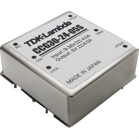 TDK-Lambda CCG30-24-15D Convertitore DC/DC da circuito stampato 30 V 1 A 30 W Num. uscite: 1 x