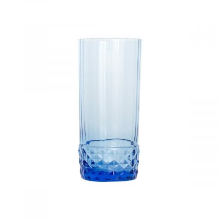 Set di Bicchieri Bormioli Rocco America'20s Azzurro 6 Unità Vetro (490 ml)