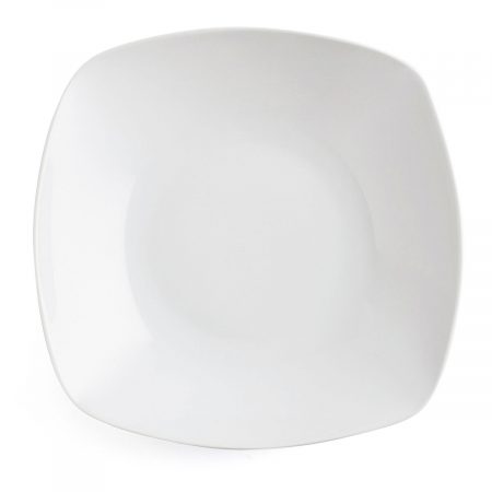 Piatto Fondo Quid Novo Vinci Ceramica Bianco (20