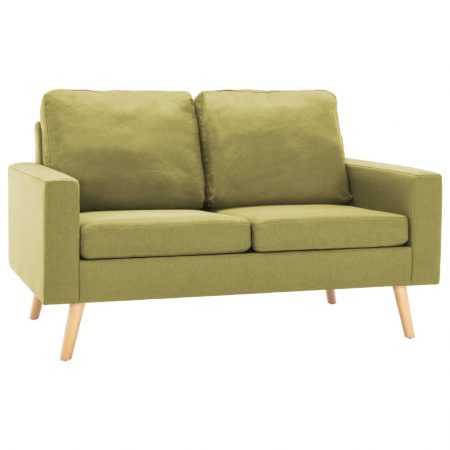 3056619  2 Piece Sofa Set Fabric Green (288698+288708)