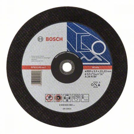 Bosch Accessories 2608600380 2608600380 Disco di taglio dritto 300 mm 22.23 mm 1 pz.