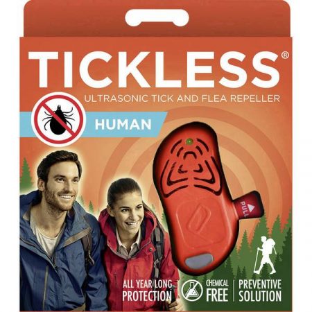 Tickless Human PRO-102OR Protezione anti zecche (L x L x A) 60 x 27 x 20 mm Arancione 1 pz.
