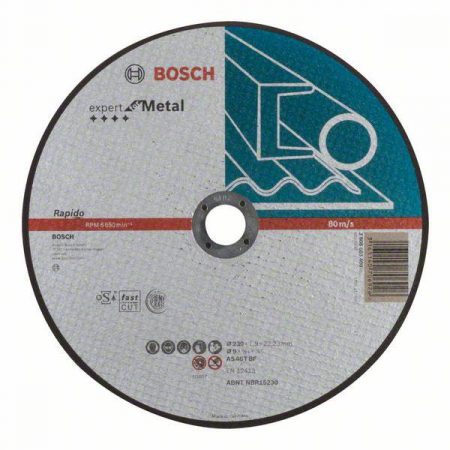 Bosch Accessories 2608603400 2608603400 Disco di taglio dritto 230 mm 22.23 mm 1 pz.
