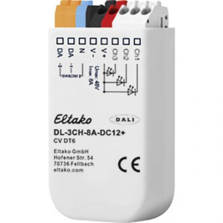 DL-3CH-8A-DC12+ Eltako Dimmer LED 3 canali Ad incasso