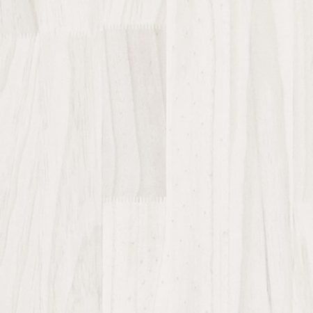 Giroletto Bianco in Legno Massello di Pino 90x190 cm 3FT Single