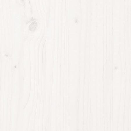 Giroletto Bianco in Legno Massello di Pino 200x200 cm