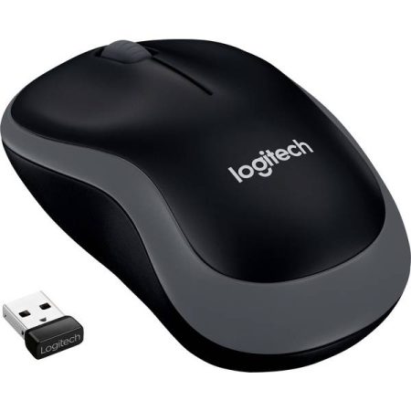 Logitech M185 Mouse wireless Senza fili (radio) Ottico Grigio 2 Tasti 1000 dpi