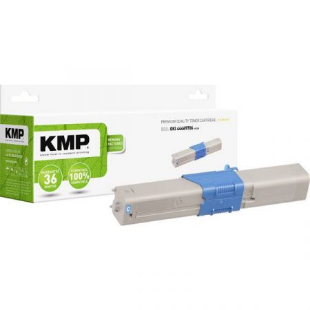 KMP Toner sostituisce OKI 44469706 Compatibile Ciano 2000 pagine O-T28