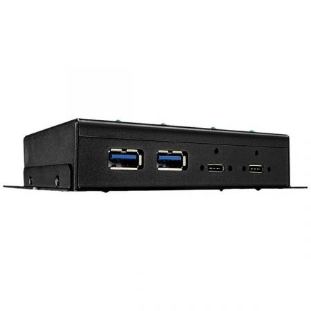 LINDY 4 Porte Hub USB 3.1 Nero