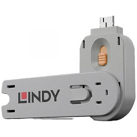 LINDY Chiave per porta USB-A Arancione 40623