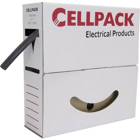 CellPack 127126 Termoretraibile senza colla Trasparente 12 mm 4 mm Restringimento:3:1 8 m