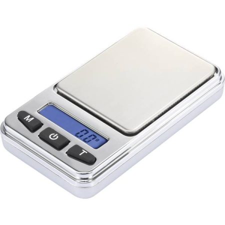 Basetech SJS-60008 Bilancia tascabile Portata max. 200 g Risoluzione 0.01 g a batteria Argento