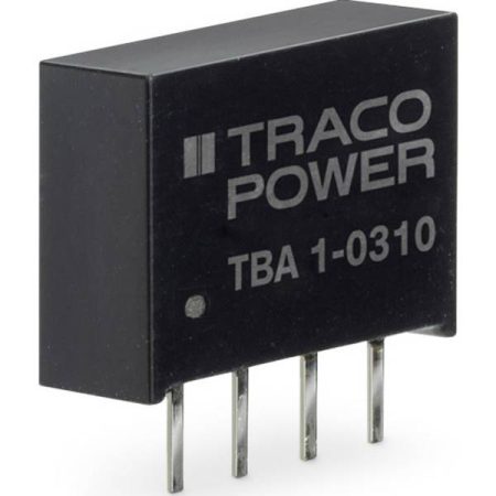 TracoPower TBA 1-2412 Convertitore DC/DC da circuito stampato 80 mA 1 W Num. uscite: 1 x