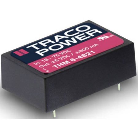 TracoPower THM 6-4821 Convertitore DC/DC da circuito stampato 600 mA 6 W Num. uscite: 2 x