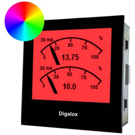 TDE Instruments DPM72-MPPA Display di processo TDE Instruments Digalox DPM72-MPPA Strumento di misura DIN grafico per 2x