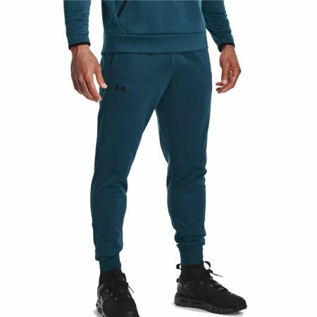 Pantalone per Adulti Under Armour Fleece Joggers Azzurro