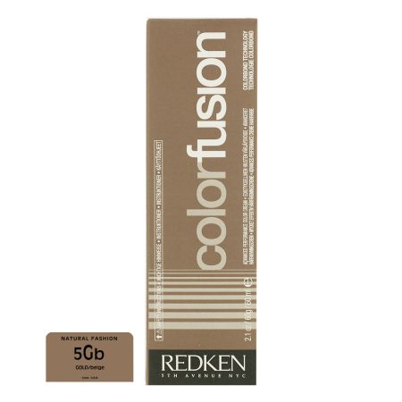Tintura Permanente in Crema Redken Color Fusion Nº 5 Gold/Beige (60 ml)