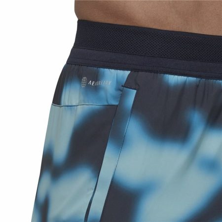 Pantaloni Corti Sportivi da Uomo Adidas Icons Azzurro