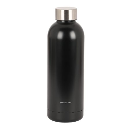 Bottiglia Termica in Acciaio Inossidabile Safta Black 500 ml Nero