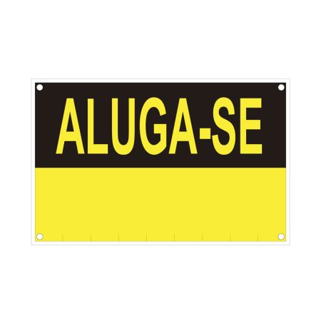 Insegna Normaluz Aluga-se PVC (45 x 45 x 70 cm) Made in Italy Global Shipping