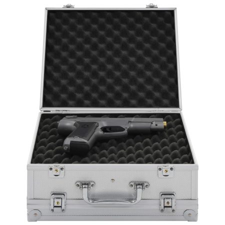 Custodia per Pistola in Alluminio ABS Argento
