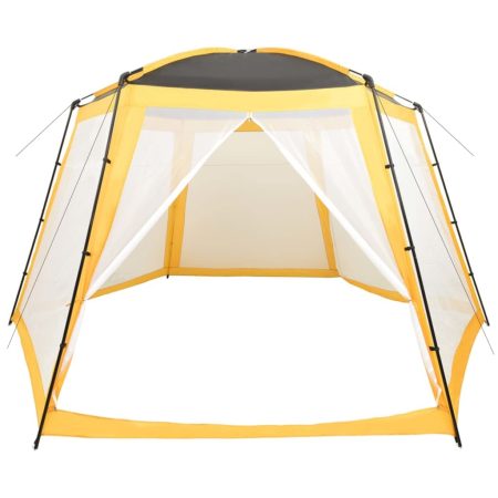 Tenda per Piscina in Tessuto 500x433x250 cm Gialla