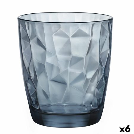 Bicchiere Bormioli Rocco Diamond Azzurro Vetro (390 ml) (6 Unità)