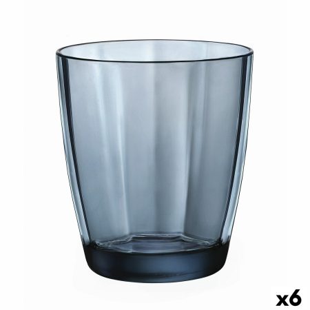 Bicchiere Bormioli Rocco Pulsar Azzurro Vetro (6 Unità) (305 ml)
