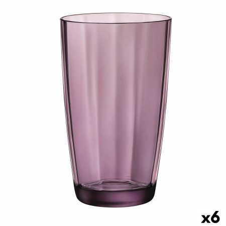 Bicchiere Bormioli Rocco Pulsar Viola Vetro (470 ml) (6 Unità)
