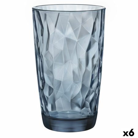 Bicchiere Bormioli Rocco Azzurro Vetro (470 ml) (6 Unità)
