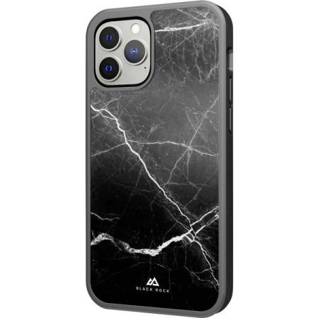 Black Rock Protective Marble Case Cover Apple iPhone 13 Pro Max Nero