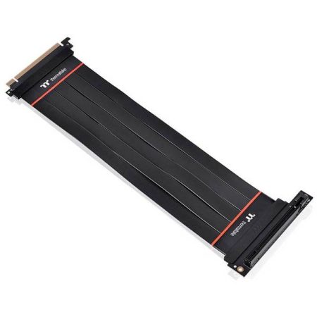 Thermaltake PCI Express Extender 90° Black PCI-E 4.0 16X 30cm Cavo riser [1x PCIe - 1x PCIe]
