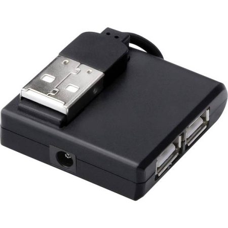 Digitus DA-70217 4 Porte Hub USB 2.0 Nero
