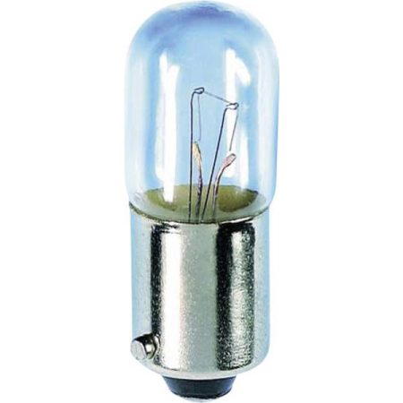 Barthelme 00222450 Mini lampadina tubolare 24 V 1.20 W BA9s Trasparente 1 pz.