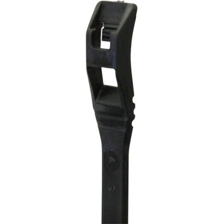 PB Fastener LP-14-120-UV Fascetta per cavi 370 mm 7.60 mm Nero con testa piatta geometrica