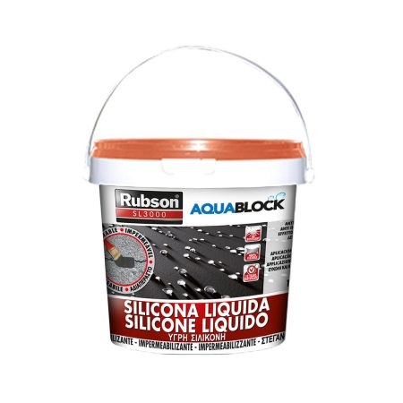Silicone Rubson aquablock 1 kg Color ruggine Made in Italy Global Shipping