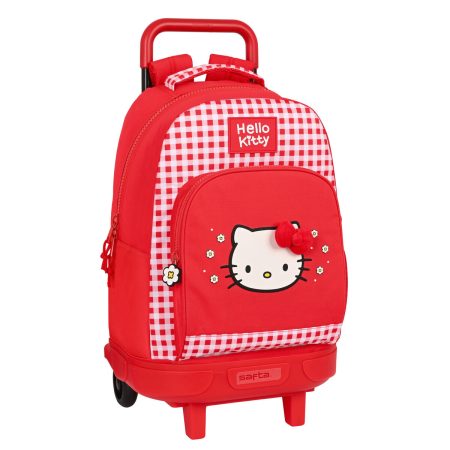 Trolley per la Scuola Hello Kitty Spring Rosso (33 x 45 x 22 cm)