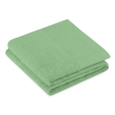 Asciugamano FLOS colore verde stile classico 70x130 ameliahome